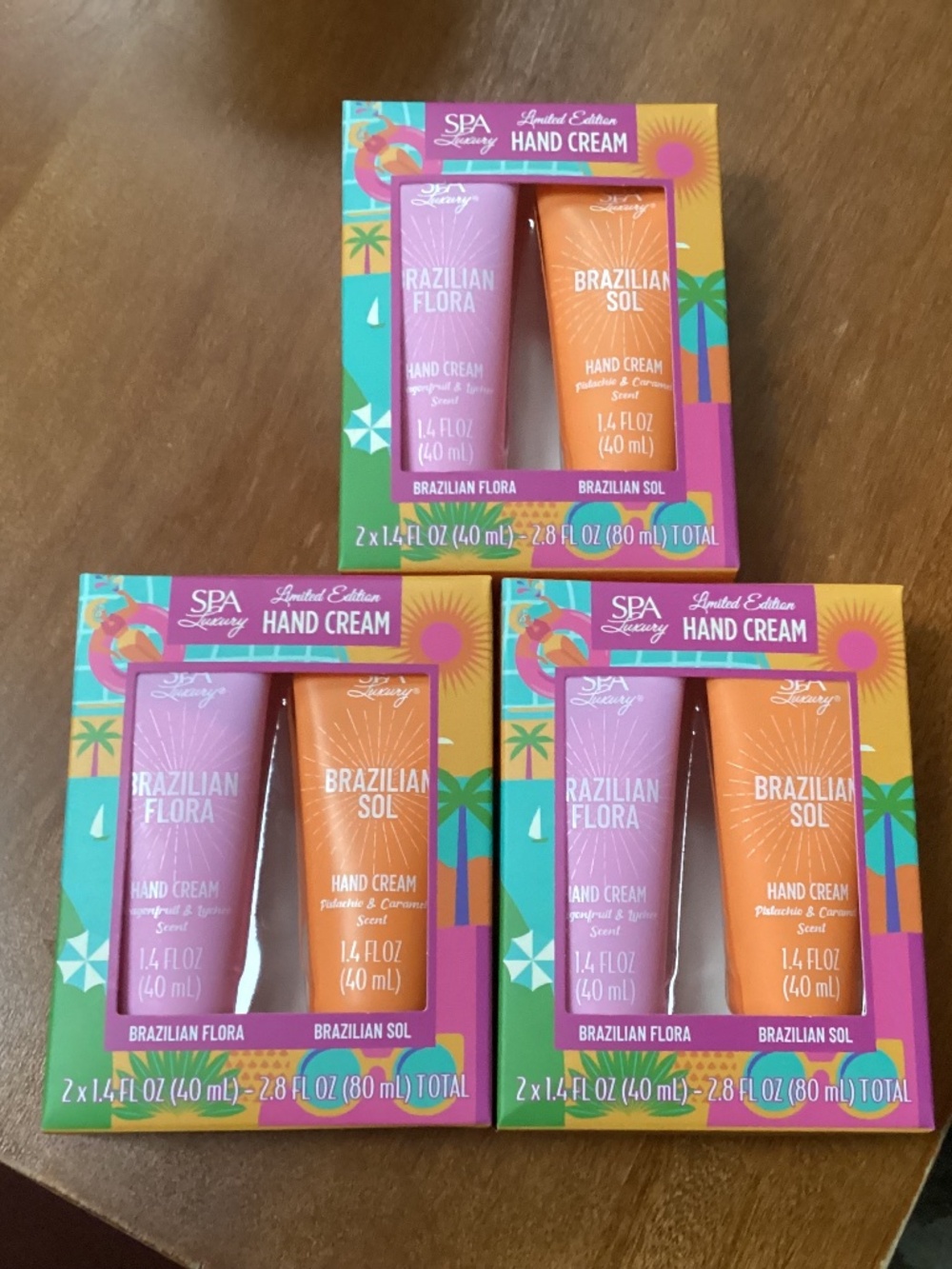 Spa Luxury Limited Edition Hand Cream Bundle New 3 packs